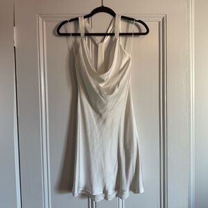 Altar'd State White Satin Dress